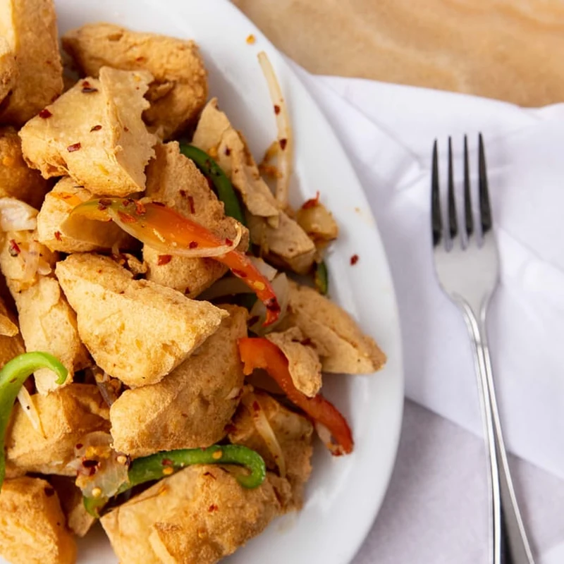 Salt & Pepper Tofu (Hot) at Brothers Taste of Asia southwest Calgary