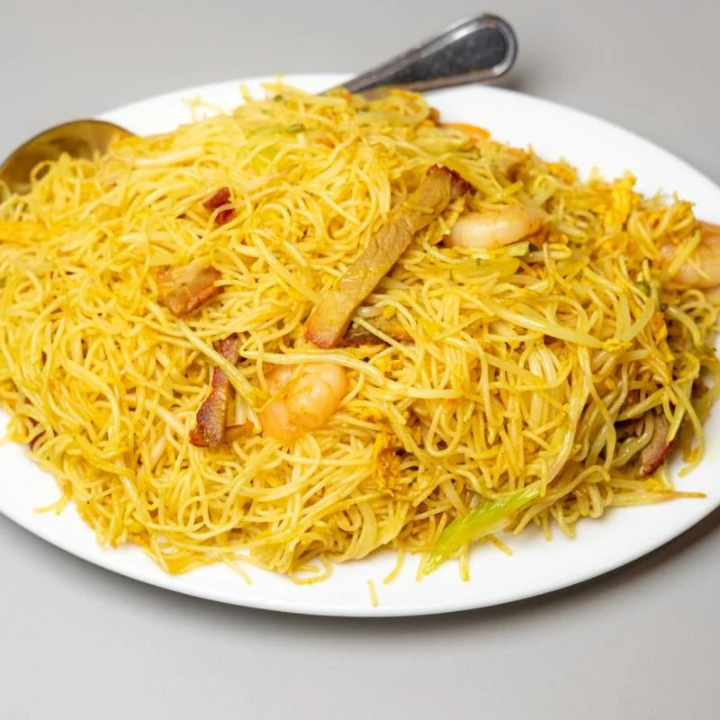 Singapore Fried Rice Noodle (Hot) at Brothers Taste of Asia southwest Calgary
