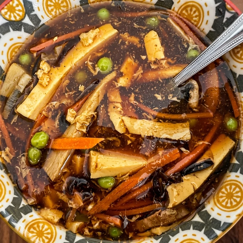 Hot & Sour Soup at Brothers Taste of Asia in southwest Calgary, AB