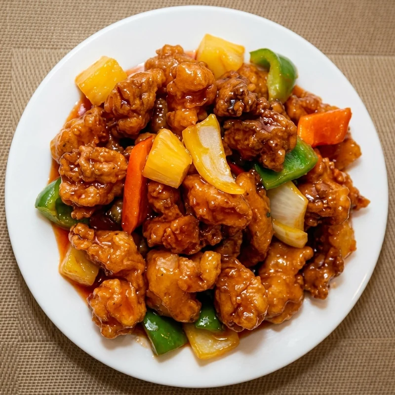Sweet & Sour Pork at Brothers Taste of Asia in southwest Calgary, AB
