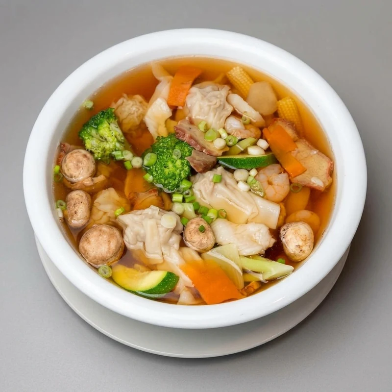 Wor Wonton Soup at Brothers Taste of Asia in southwest Calgary, AB
